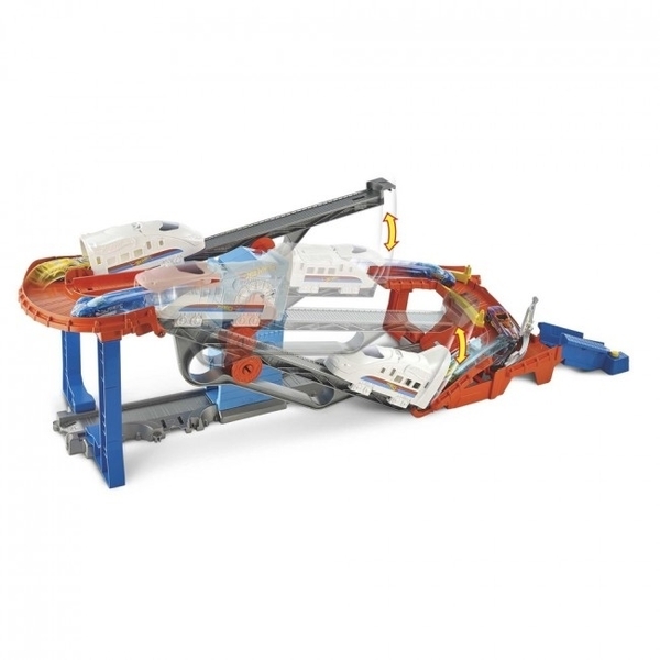 Ігровий набір Hot Wheels Гонки на залізниці (GRW38) - Pampik - 6