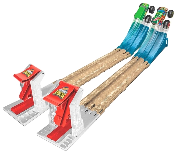 Игровой набор Hot Wheels Monster Trucks Двойной старт (GYC80) - Pampik