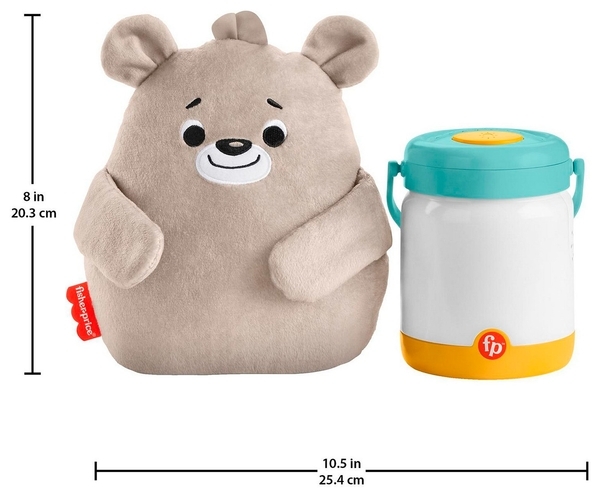 Музичний нічник 3-в-1 Fisher-Price Ведмедик з ліхтариком - Pampik - 8