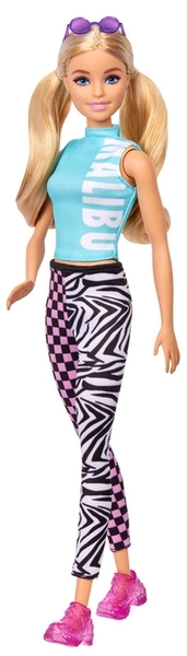 Лялька Barbie "Модниця" в майці Малібу та легінсах (GRB50) - Pampik
