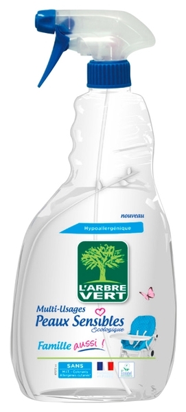 Очищающий спрей L'Arbre Vert Чувствительная кожа, 740 мл - Pampik