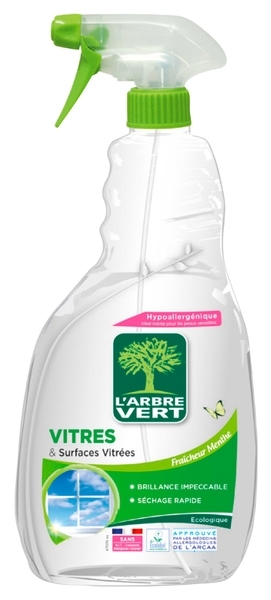 Очищающий спрей для окон L’Аrbre Vert, 740 мл - Pampik