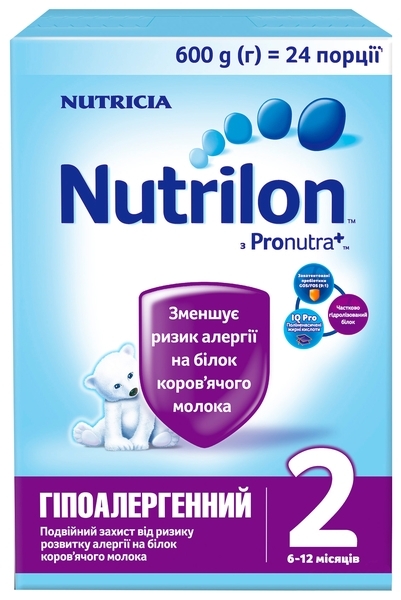 Суха молочна суміш Nutrilon Гіпоалергенний 2, 600 г - Pampik - 2