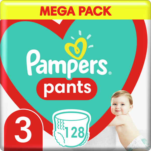 Набір підгузків-трусиків Pampers Pants 3 (6-11 кг), 256 шт. (2 уп. по 128 шт.) - Pampik - 2