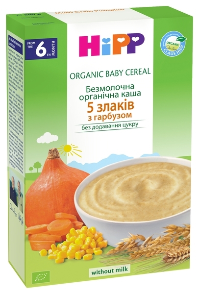 Безмолочна органічна каша HiPP Гречана, 200 г - Pampik