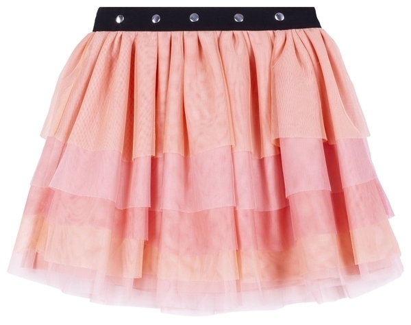 Спідниця Coccodrillo Pink Ladies, р.110, персиковий з рожевим (WC1124201PIN-022-110) - Pampik