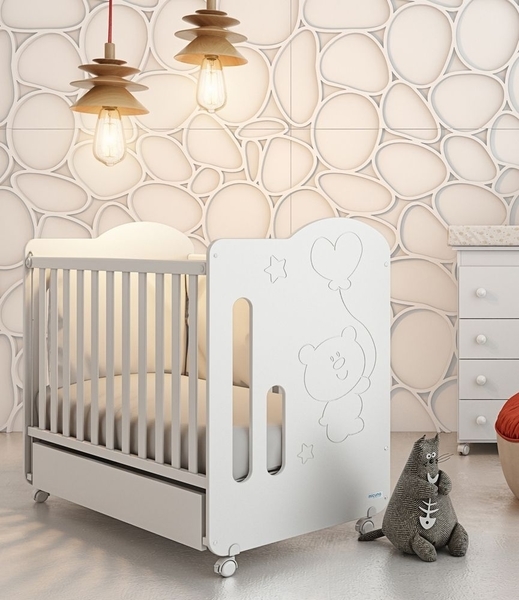 Ліжечко Micuna Sweet Globito White, 120х60 см, білий (SWEET GLOBITO WHITE) - Pampik - 4