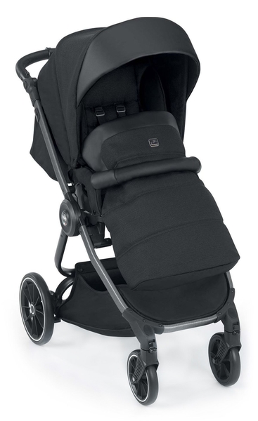 Уценка. Универсальная коляска 2 в 1 Cam Techno Soul, рама серебро, черный (805T/V94/970/500K) - Pampik - 3