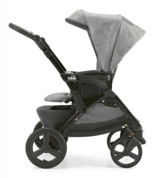 Універсальна коляска 3 в 1 Cam Dinamico UP Smart, рама біла, темно-синій (897T/V95/990/842K) - Pampik - 3