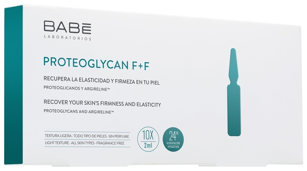 Ампулы-концентрат с выраженным антивозрастным эффектом Babe Laboratorios Proteoglycan F+F, 10 шт. x 2 мл - Pampik