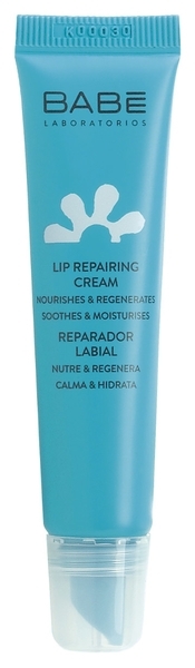 Восстанавливающий крем для губ Babe Laboratorios Facial, 15 мл - Pampik