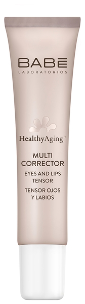 Мультикорректор Babe Laboratorios Healthy Aging с антивозрастным эффектом для кожи вокруг глаз и губ, 15 мл - Pampik