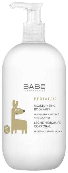 Детское увлажняющее молочко для тела Babe Laboratorios Pediatric, 500 мл - Pampik