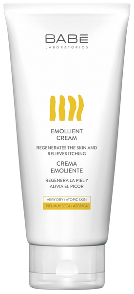 Пом'якшувальний крем для тіла Babe Laboratorios, для сухої і атопічної шкіри, 200 мл - Pampik