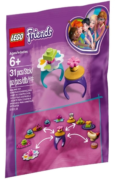 Подарок. Конструктор LEGO Friends Rings (Polybag), 29 деталей (5005237) - Pampik