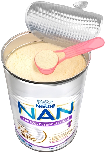 Суха молочна суміш NAN 1 HA Гіпоалергенна, 400 г - Pampik - 2