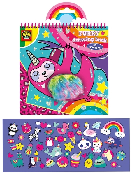 Книжка-розмальовка SES Creative Пушистіки (0112S) - Pampik