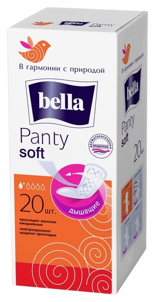 Ежедневные прокладки Bella Panty Soft, 20 шт. - Pampik