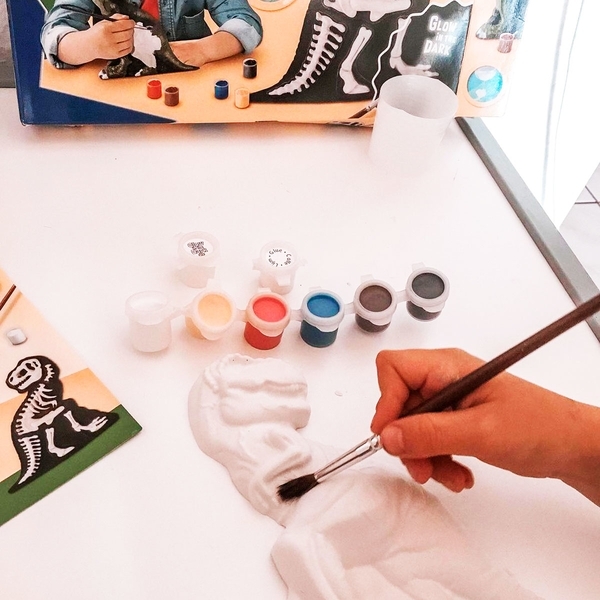 Набор SES Creative для создания гипсовой фигурки Ти-Рекс со скелетом (14206S) - Pampik - 7