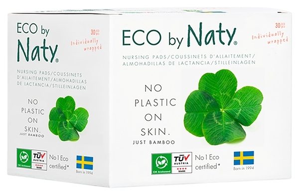 Органічні підкладки для грудей Naty, 30 шт. - Pampik - 2