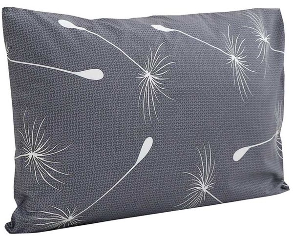 Наволочка Руно, бязь, 70х50, темно-сірий (35.114Б_Fly grey) - Pampik