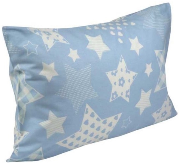 Наволочка Руно Звезды, бязь, 70х50, голубой (35.114Б_Blue star) - Pampik