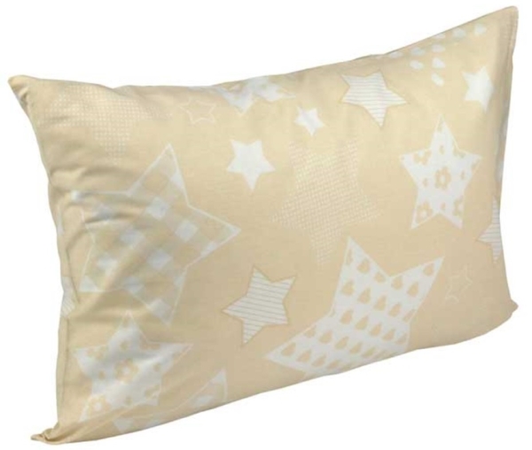 Наволочка Руно Зірки, бязь, 70х50, бежевий (35.114Б_Beige star) - Pampik