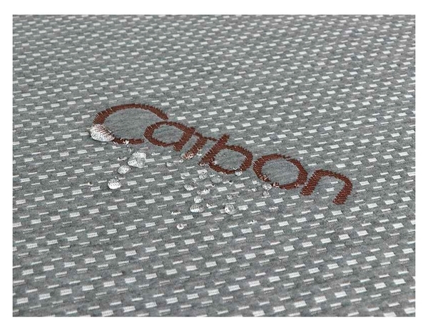 Наматрацник-поверхня Руно Carbon Аква-Стоп, на резинці, водонепроникний, 200х160 см, сірий (827Carbon) - Pampik - 3