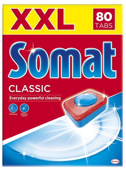 Таблетки для посудомийних машин Somat Classic, 80 шт. - Pampik