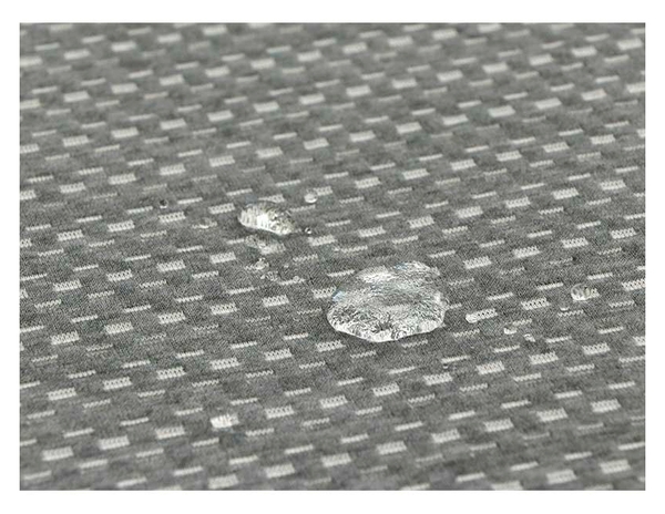 Наматрацник-поверхня Руно Carbon Аква-Стоп, на резинці, водонепроникний, 200х140 см, сірий (844Carbon) - Pampik - 5