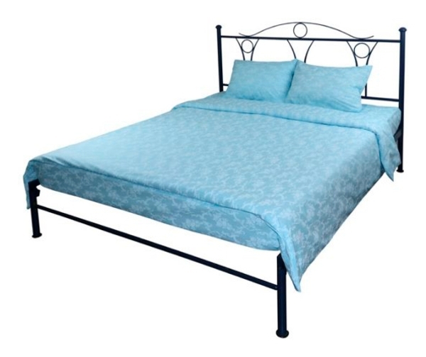 Комплект постільної білизни Руно Блакитний вензель, бязь, 240х220 см, блакитний (845.114Б_Блакитний вензель) - Pampik