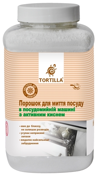Порошок для миття посуду в посудомийній машині Tortilla 1000 см³ - Pampik