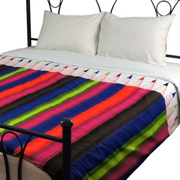 Комплект постільної білизни Руно Pencils, сатин, різнобарв'я (655.137К_Pencils) - Pampik