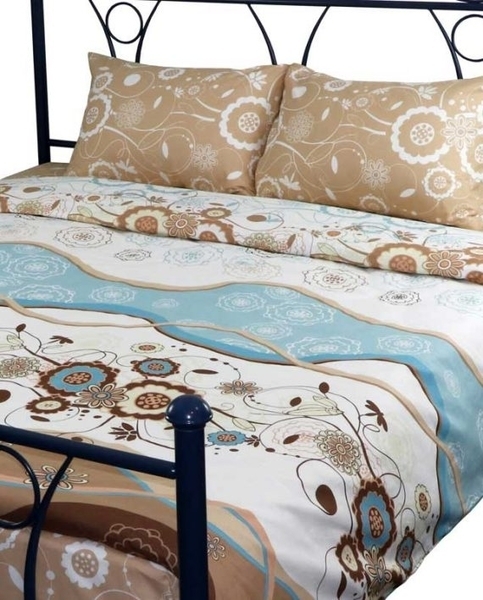 Комплект постельного белья Руно Марта, бязь, 240х220, бежевый (6.116_Марта) - Pampik