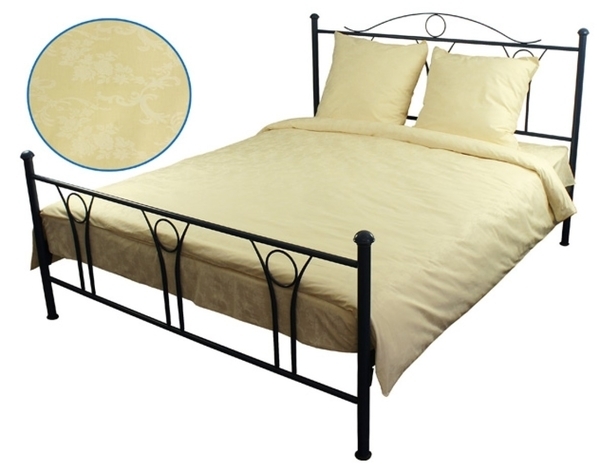 Комплект постільної білизни Руно, бязь, молочний (655.114Б_Молочний) - Pampik