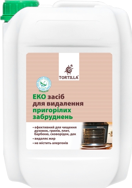 ЕКО Засіб для видалення пригорілих забруднень Tortilla, 4,7 л - Pampik