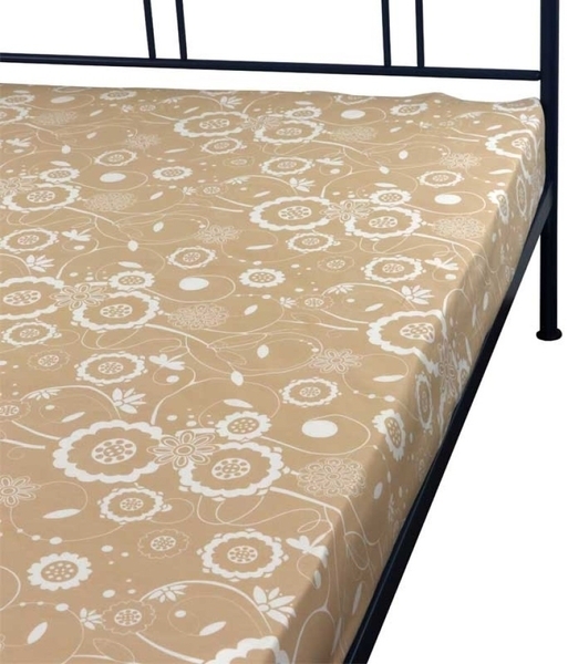 Простирадло Руно, бязь, 215х143 см, бежевий (71.116_Марта 2) - Pampik