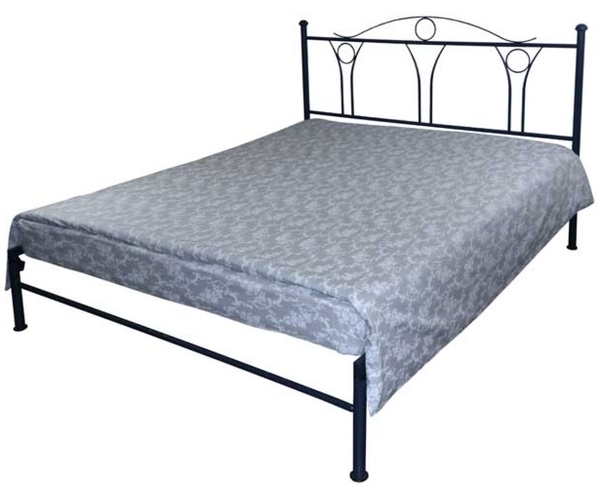 Простирадло Руно, бязь, 215х143 см, сірий (71.114Б_Сірий вензель) - Pampik