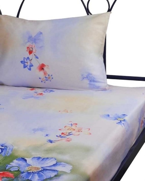 Набір постільної білизни Руно Summer flowers, сатин, 220х200 см, різнобарв'я (22.137_Summer flowers) - Pampik - 2