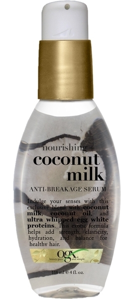 Сироватка для волосся OGX, живильна проти ламкості, з кокосовим молоком, 118 мл - Pampik