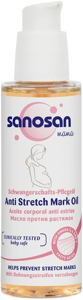 Масло від розтяжок Sanosan Mama, 100 мл - Pampik