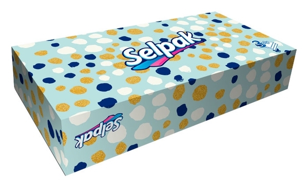 Серветки гігієнічні Selpak Максі, тришарові, 100 шт., в асортименті - Pampik - 2