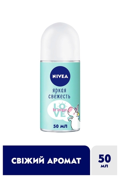 Антиперспирант Nivea Love Be Unique Яркая Свежесть, 50 мл - Pampik - 2