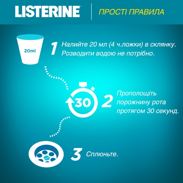 Ополіскувач для порожнини рота Listerine® EXPERT Захист ясен, 95 мл - Pampik - 5