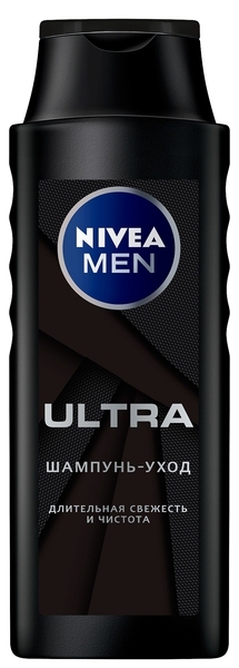 Шампунь-догляд для чоловіків Nivea Men Ultra, 400 мл - Pampik