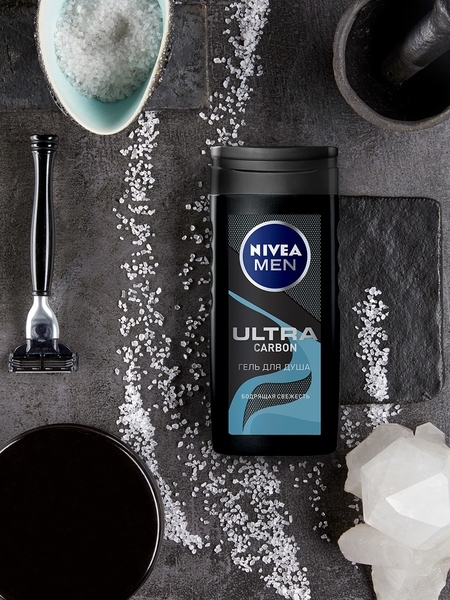 Гель для душа Nivea Ultra Carbon, 250 мл - Pampik - 4