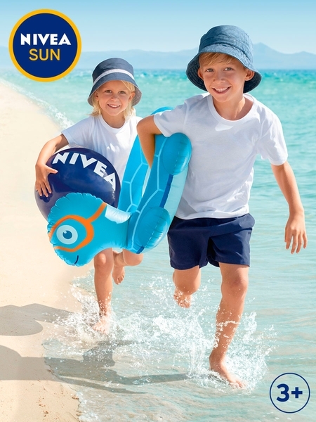 Детский солнцезащитный лосьон Nivea Играй и купайся SPF50+, 100 мл - Pampik - 3