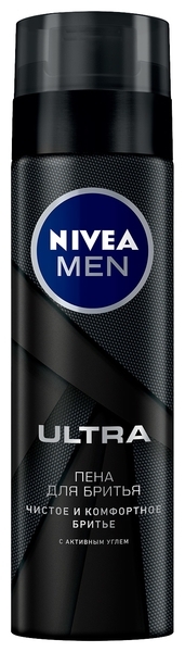 Піна для гоління Nivea Men Ultra, 200 мл - Pampik