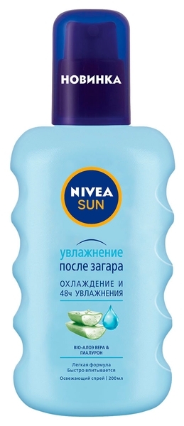 Спрей освіжаючий Nivea Зволоження після засмаги, 200 мл - Pampik