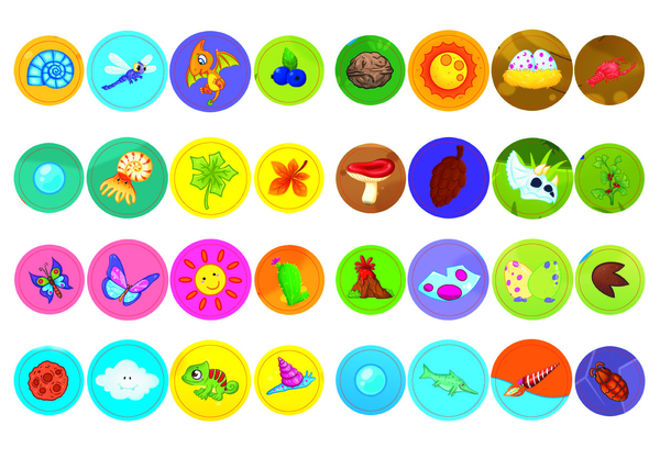 Первые раскраски с цветным контуром для малышей. Динозаврики. 32 большие наклейки - Pampik - 4